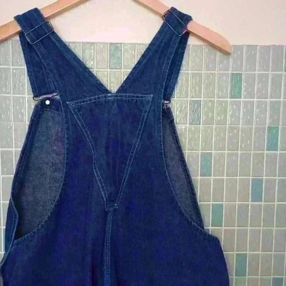 Red Kap Blue Jean Cotton Overalls with Red thread - Picture 9 of 12